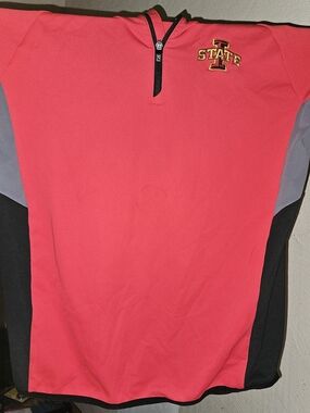 Iowa State University Red Quarter-Zip Lightweight Cutter and Buck 1/4 Zip
